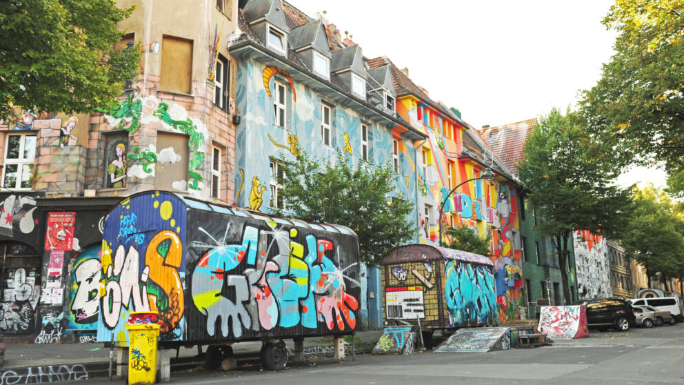 Six street artists who now design Düsseldorf's streets